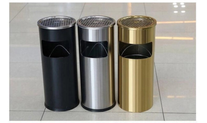 Thùng rác inox gạt tàn mạ vàng 25x61cm 2 z5398477960432 8f8d8dc93b92584ebff86978b602c9b6