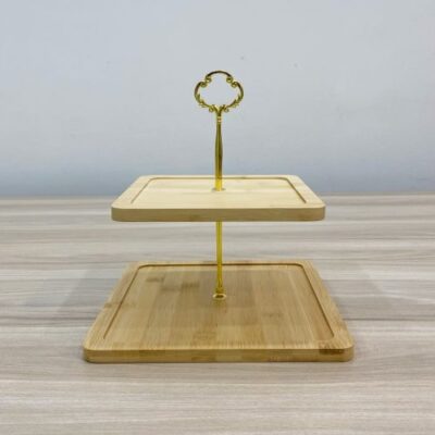 Khay trưng bày bánh 2 tầng vuông SQC280V 5 Khay trung bay banh 2 tang vuong SQC280V 2 500x500 1