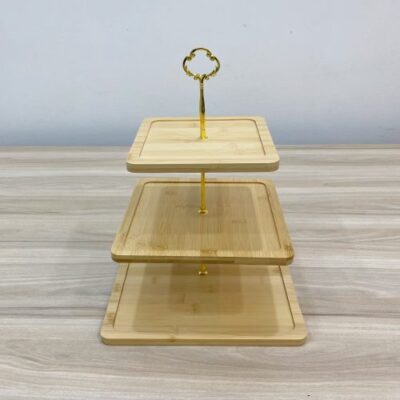 Khay trung bay banh 3 tang vuong SQC281V 500x500 1