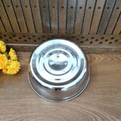 Nắp đậy thực phẩm inox có tay cầm 8″ 195201 (φ200mm) 2 Nap day inox co tay cam 195201 .2 500x568 2