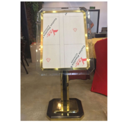 Bảng menu Bảng chỉ dẫn mặt kính cường lực D-027