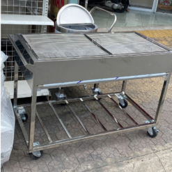 Bếp nướng than inox 304 Size 60cm x 120 cm