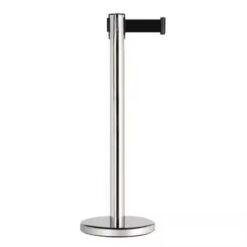 CỘT CHẮN INOX DÂY 2M MÀU ĐEN