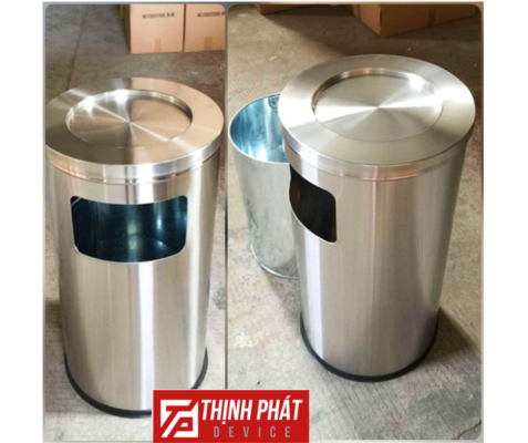 Thùng rác gạt tàn inox cửa bên 38 x 73 cm 2 0935 036 288 5