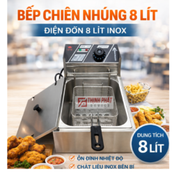 Bếp chiên nhúng điện đơn 8 lít