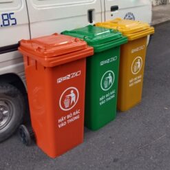 Thùng rác nhựa trường học 120 lít