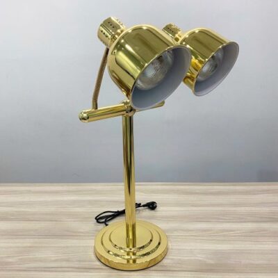 Đèn hâm nóng thức ăn 2 bóng vàng, đế tròn vàng 121170 2 Den ham nong thuc an 2 bong vang de tron vang 121170 3 500x500 1