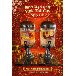 Bình ướp lạnh nước trái cây 1 ngăn 8 lít loại 1 dày 2,8kg