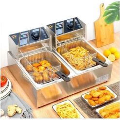 Bếp chiên nhúng điện đôi 12 lít Suny