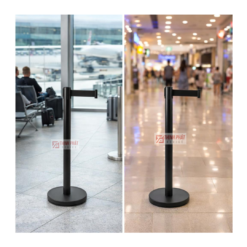 trụ phân làn lối đi dây 3m đen Loại 1